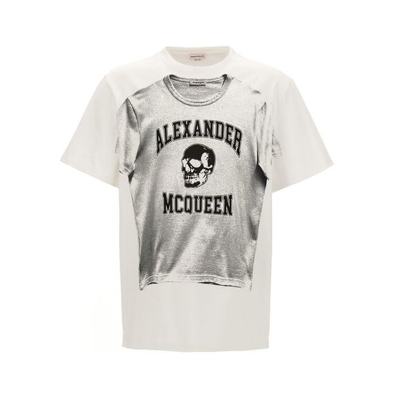 Mcqueen Men Logo Print T-Shirt